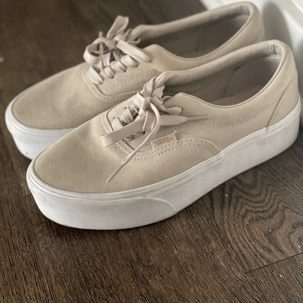 Vans Beige Era Stack form Sneakers